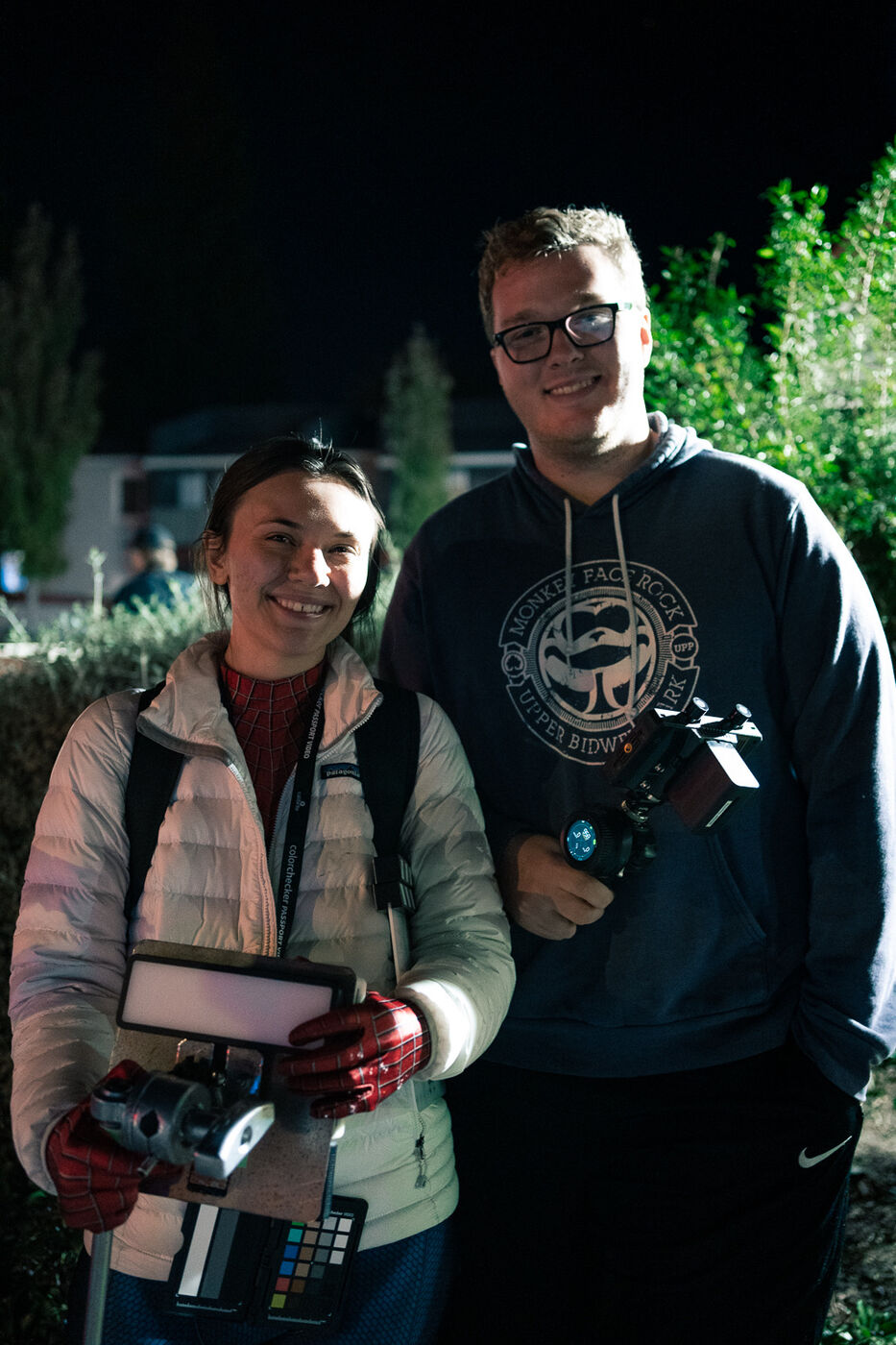 Elie on set, photo 1