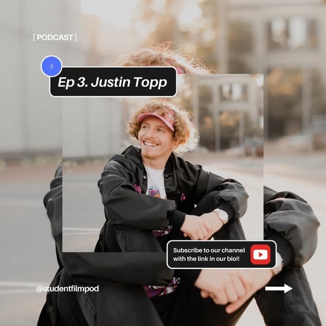 Student Filmmaker Podcast Instagram post