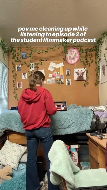 Student Filmmaker Podcast Instagram reel